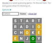 Play Evil Wurdle now!
