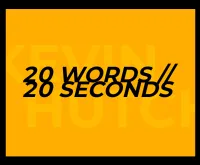 Play 20 Words in 20 Seconds now!