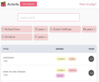 Play Actorle now!