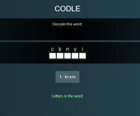 Play Codle now!