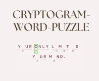 Play Cryptogram Word Puzzle now!
