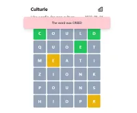 Play Culturle now!