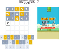 Play Flappy Birdle now!