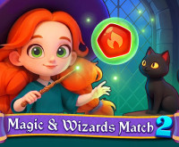 Play Magic & Wizards Match 2 now!