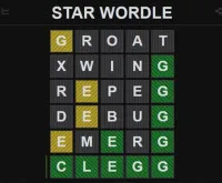 Play Star Wordle now!