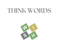 Play Think Words now!