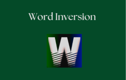 Word Inversion