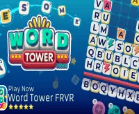Play Word Tower FRVR now!