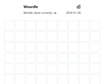 Play Wourdle now!