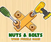 Play Nuts & Bolts Wood Puzzle Game now!